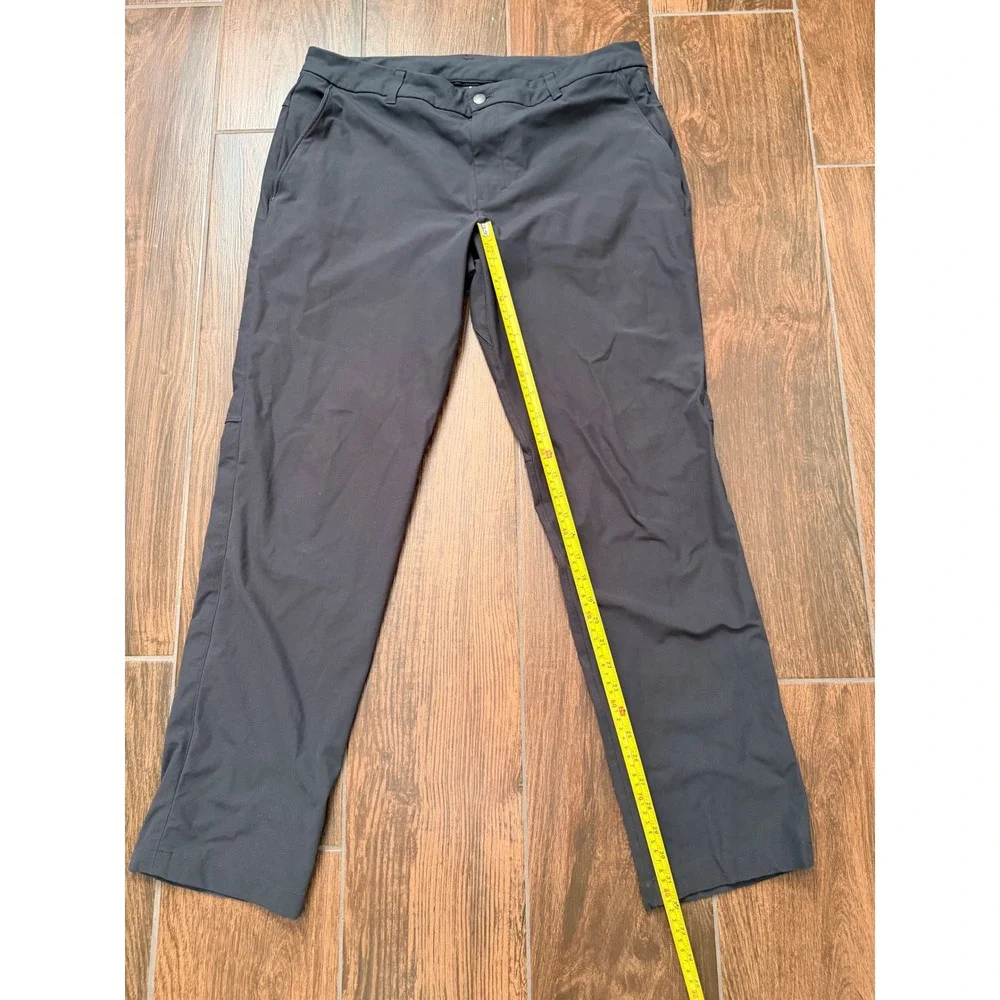 Lululemon Commission Pant Classic Mens 36 Dark Grey Technical Chino Trousers 32L